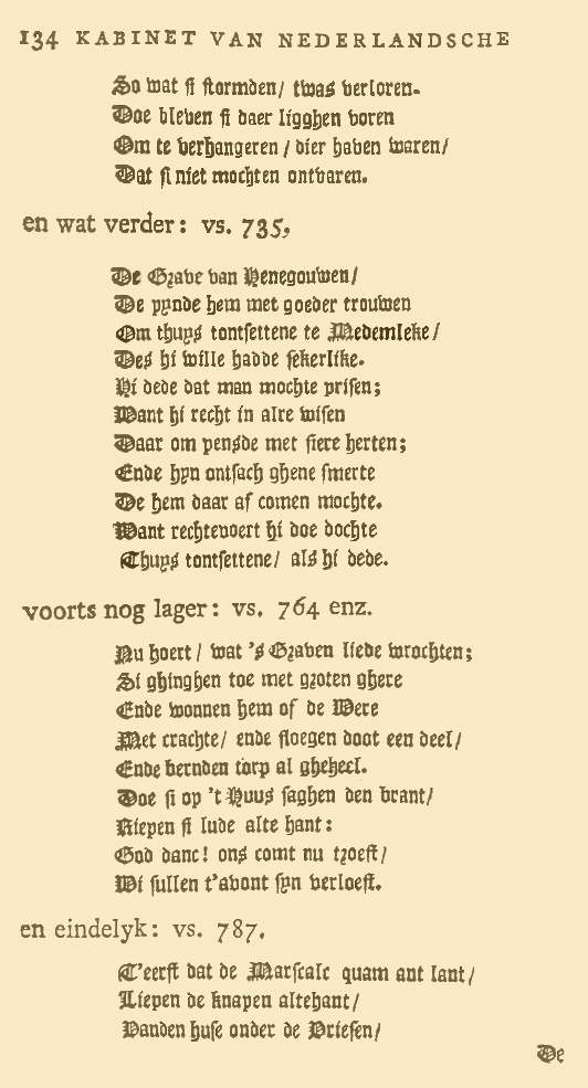 Kabinet van Nederlandsche en Kleefsche Oudheden. Pag. 134