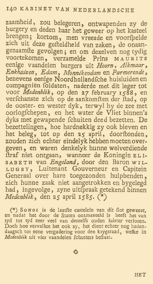 Kabinet van Nederlandsche en Kleefsche Oudheden. Pag. 140