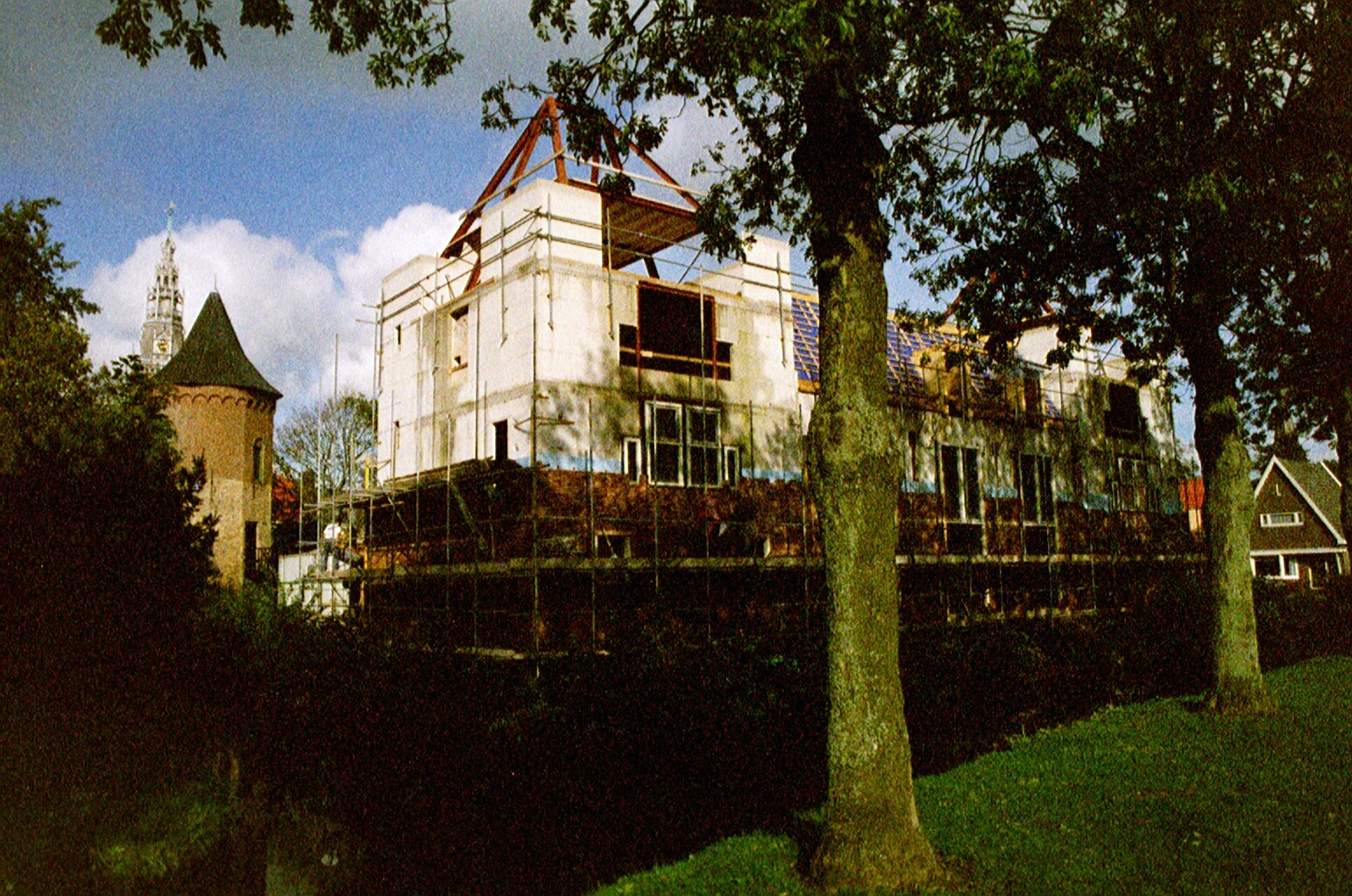 Rebuilding activities in 2001.
