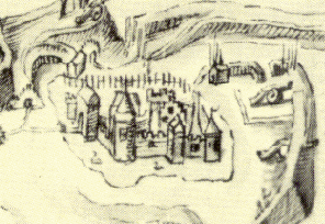 Medemblik Castle during the besiege by Maurits in 1588.